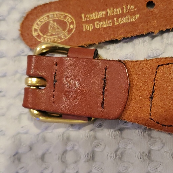 Leather and Web Belt Size 34 - Picture 2 of 4